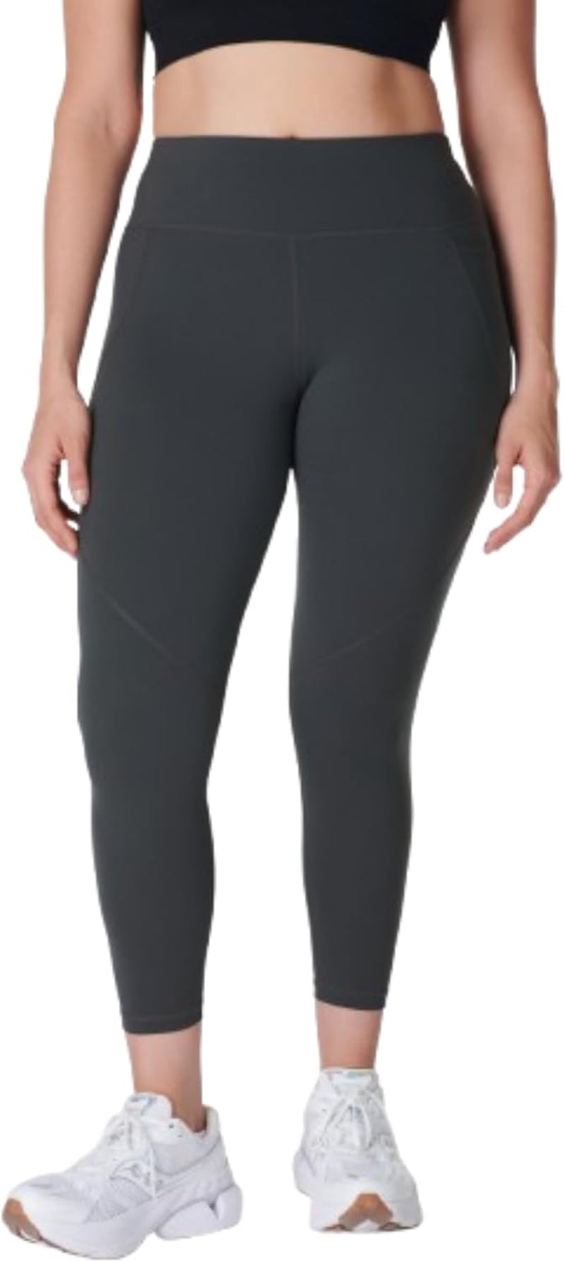 Womens Power 7/8 Workout Leggings with Side Pockets