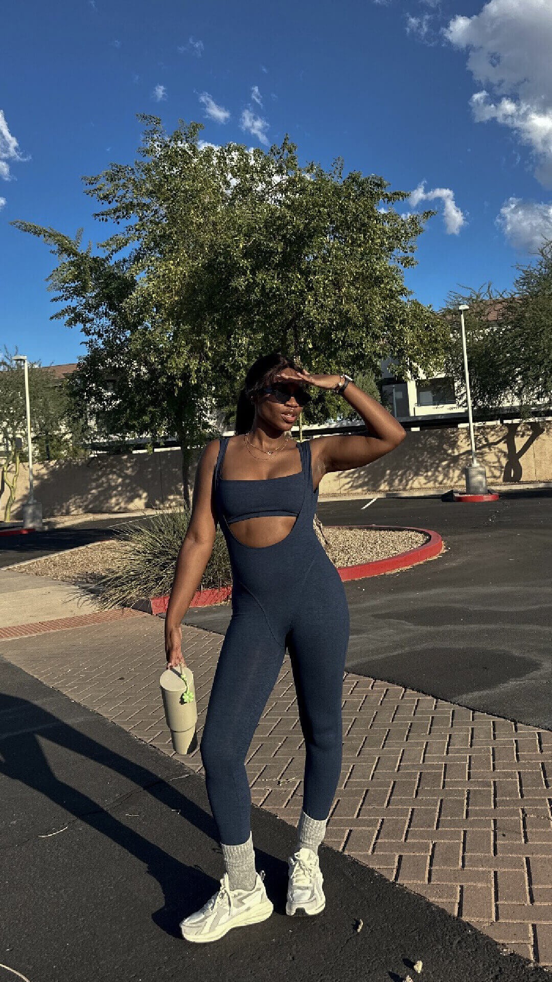 Sunset Long Jumpsuit for Pilates